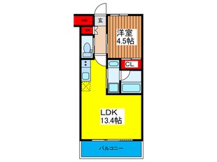 プレジオ今福鶴見の物件間取画像